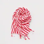 Classic Red Striped Wrap