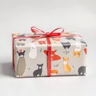 Charming Animal Gift Wrap
