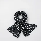 Chic Black and White Polka Dot Wrap