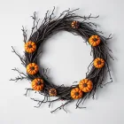 Eerie Pumpkin Wreath