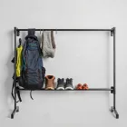 Hiking Gear Storage Rack