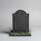 Creepy Cemetery Tombstone