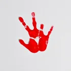 Bloody Handprint Clings