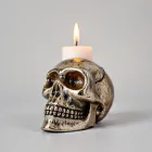 Skull Candle Holders