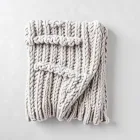 Chunky Knit Throw Blanket