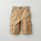 High-Waisted Cargo Shorts