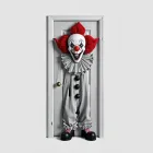 Creepy Clown Door Cover