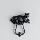 Black Cat Door Knocker