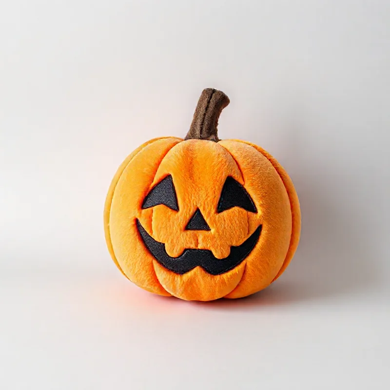 Pumpkin Emoticon Plush