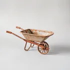 Rusty Wheelbarrow Decoration