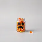 Creepy Candy Corn Jars