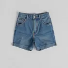 High-Waisted Denim Shorts