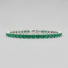 Emerald Tennis Bracelet