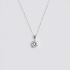 Cubic Zirconia Pendant Necklace