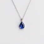 Sapphire Pendant Necklace