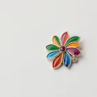 Colorful Enamel Brooch