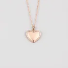 Rose Gold Heart Necklace