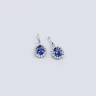 Dazzling Sapphire Earrings