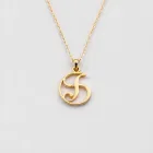 Gold Initial Pendant