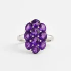 Amethyst Cluster Ring