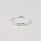 Twisted Silver Bangles