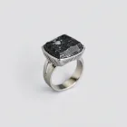 Meteorite Stone Ring
