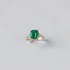 Emerald and Diamond Ring
