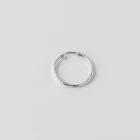 Classic Silver Hoop Earrings