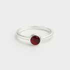Silver Birthstone Ring