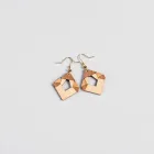 Geometric Wooden Earrings
