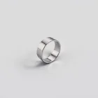 Sleek Stainless Steel Ring
