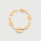 Shell and Pearl Bracelet