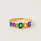 Colorful Gemstone Ring