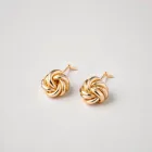 Gold Knot Earrings