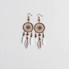Artisan Crafted Dreamcatcher Earrings