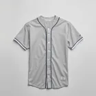 Logo Print Baseball Jersey