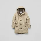 Layered Parka Coat