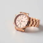 Luxurious Rose Gold Watch