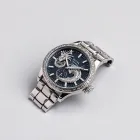 Luxury Silver Dragon Watch