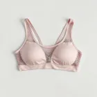 Mesh Detail Athletic Bra