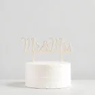 Mr. & Mrs. Sign for Wedding Cake