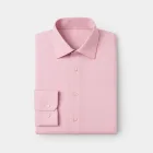 Polyester Dress Shirt - Light Pink