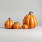 Pumpkin Family Statuette Set