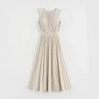 Pleated Midi Dress