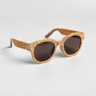 Woven Rattan Sunglasses
