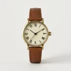Retro Chic Leather Watch