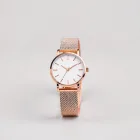 Rose Gold Mesh Watch