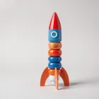 Space Rocket Stacking Toy