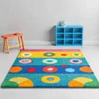 Colorful Children's Playroom Rug
