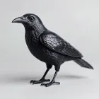 Raven Figurine